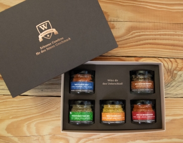 5-er Mini-Geschenkbox "Favourite Flavours"