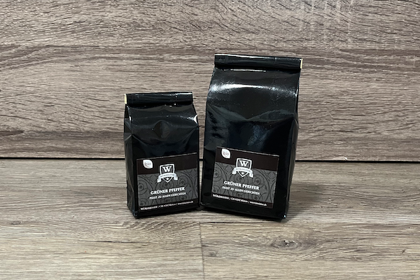 Bio Grüner Pfeffer ganz