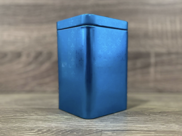 Hochwertige Teedose - Blau