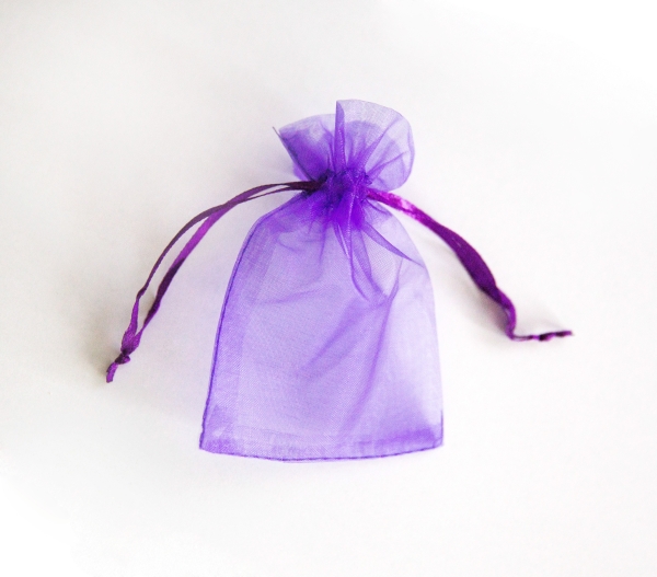 Mini-Tüllsäckli violett (8 x 12cm)