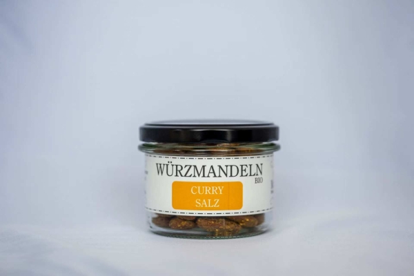 Würzmandeln Curry-Salz (Glas)