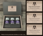 Persönliche Etikette für Geschenkboxen